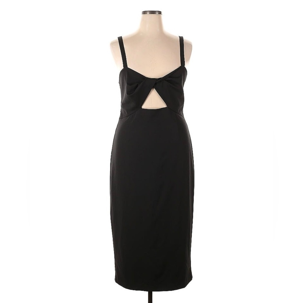 BHLDN black midi cutout dress